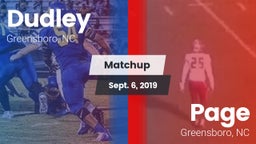 Matchup: Dudley vs. Page  2019