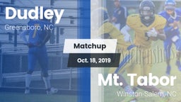 Matchup: Dudley vs. Mt. Tabor  2019