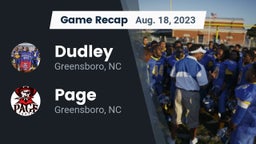 Recap: Dudley  vs. Page  2023