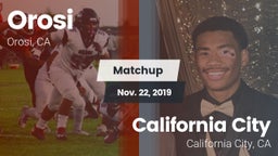 Matchup: Orosi  vs. California City  2019