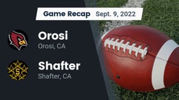 Recap: Orosi  vs. Shafter  2022
