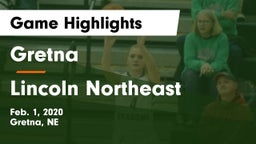 Gretna  vs Lincoln Northeast  Game Highlights - Feb. 1, 2020