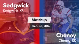 Matchup: Sedgwick  vs. Cheney  2016