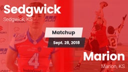 Matchup: Sedgwick  vs. Marion  2018