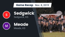 Recap: Sedgwick  vs. Meade  2019