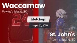 Matchup: Waccamaw vs. St. John's  2018