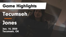 Tecumseh  vs Jones  Game Highlights - Jan. 14, 2020