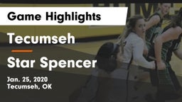 Tecumseh  vs Star Spencer Game Highlights - Jan. 25, 2020