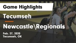 Tecumseh  vs Newcastle\Regionals Game Highlights - Feb. 27, 2020