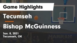 Tecumseh  vs Bishop McGuinness  Game Highlights - Jan. 8, 2021