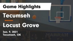 Tecumseh  vs Locust Grove  Game Highlights - Jan. 9, 2021