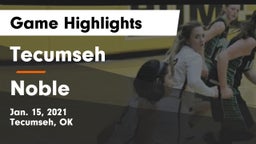 Tecumseh  vs Noble  Game Highlights - Jan. 15, 2021