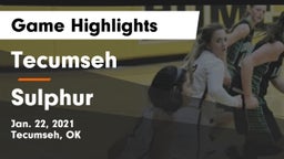 Tecumseh  vs Sulphur  Game Highlights - Jan. 22, 2021