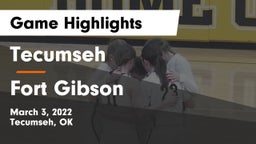 Tecumseh  vs Fort Gibson  Game Highlights - March 3, 2022