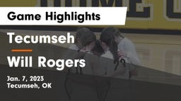 Tecumseh  vs Will Rogers Game Highlights - Jan. 7, 2023