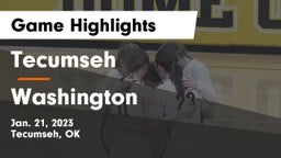 Tecumseh  vs Washington  Game Highlights - Jan. 21, 2023