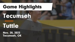 Tecumseh  vs Tuttle  Game Highlights - Nov. 28, 2023