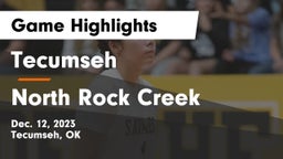 Tecumseh  vs North Rock Creek  Game Highlights - Dec. 12, 2023