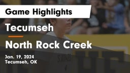Tecumseh  vs North Rock Creek  Game Highlights - Jan. 19, 2024