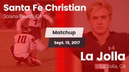 Matchup: Santa Fe Christian vs. La Jolla  2017