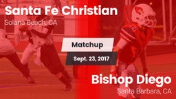 Matchup: Santa Fe Christian vs. Bishop Diego  2017