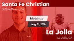 Matchup: Santa Fe Christian vs. La Jolla  2018