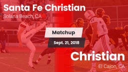 Matchup: Santa Fe Christian vs. Christian  2018