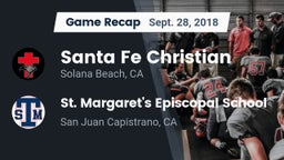 Recap: Santa Fe Christian  vs. St. Margaret's Episcopal School 2018