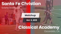 Matchup: Santa Fe Christian vs. Classical Academy  2018