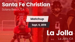 Matchup: Santa Fe Christian vs. La Jolla  2019