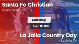 Matchup: Santa Fe Christian vs. La Jolla Country Day  2019