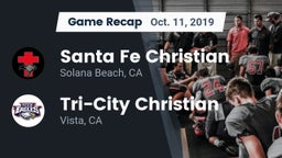 Recap: Santa Fe Christian  vs. Tri-City Christian  2019