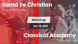 Matchup: Santa Fe Christian vs. Classical Academy  2019