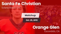 Matchup: Santa Fe Christian vs. Orange Glen  2019