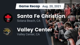 Recap: Santa Fe Christian  vs. Valley Center  2021