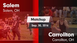 Matchup: Salem  vs. Carrollton  2016
