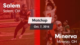 Matchup: Salem  vs. Minerva  2016