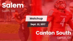 Matchup: Salem  vs. Canton South  2017