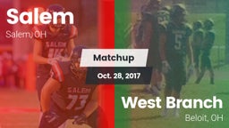 Matchup: Salem  vs. West Branch  2017