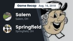 Recap: Salem  vs. Springfield  2018