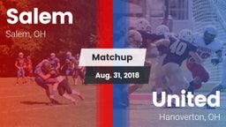 Matchup: Salem  vs. United  2018