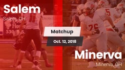 Matchup: Salem  vs. Minerva  2018