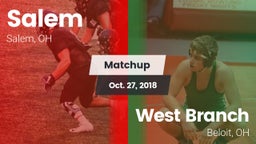 Matchup: Salem  vs. West Branch  2018