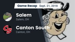 Recap: Salem  vs. Canton South  2018