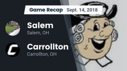 Recap: Salem  vs. Carrollton  2018