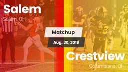 Matchup: Salem  vs. Crestview  2019