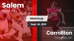Matchup: Salem  vs. Carrollton  2019