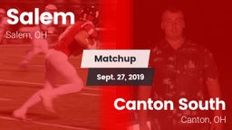 Matchup: Salem  vs. Canton South  2019