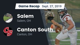 Recap: Salem  vs. Canton South  2019