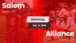 Matchup: Salem  vs. Alliance  2019